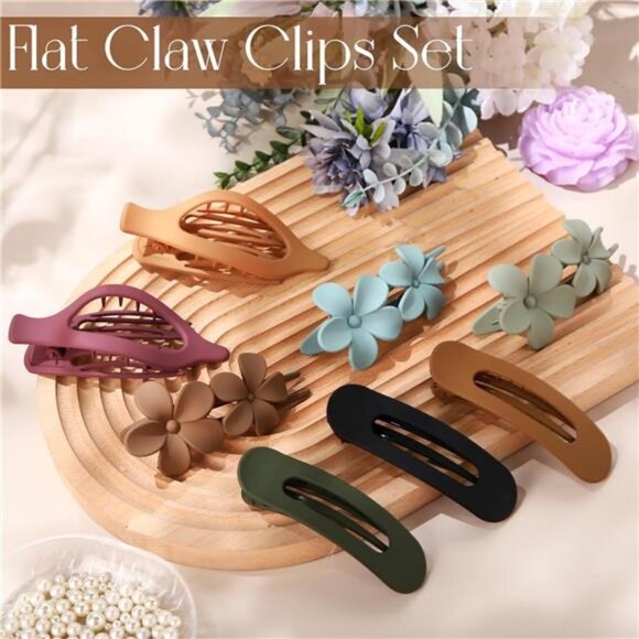 18 Pcs Flat Hair Clips - Picture 2 of 7